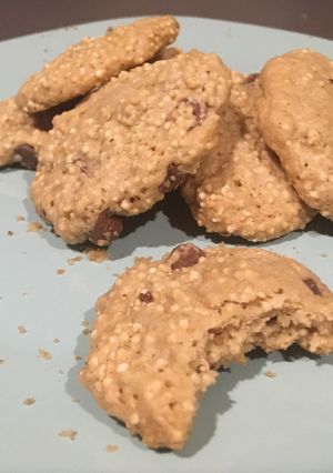 Una foto de Galletas de amaranto con chocolate