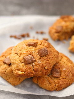 A picture of SOURDOUGH PEANUT BUTTER COOKIES 🍪🐾.
