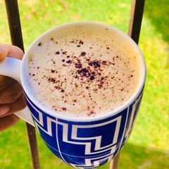 A picture of Forthy Coffee /simple Cappuccino.