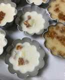 杏仁布丁混杏仁脆餅片