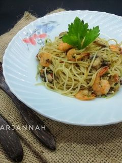 Foto resep Spaghetti Aglio Olio