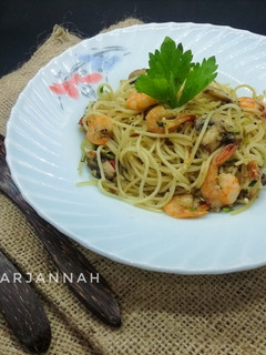 Foto resep Spaghetti Aglio Olio