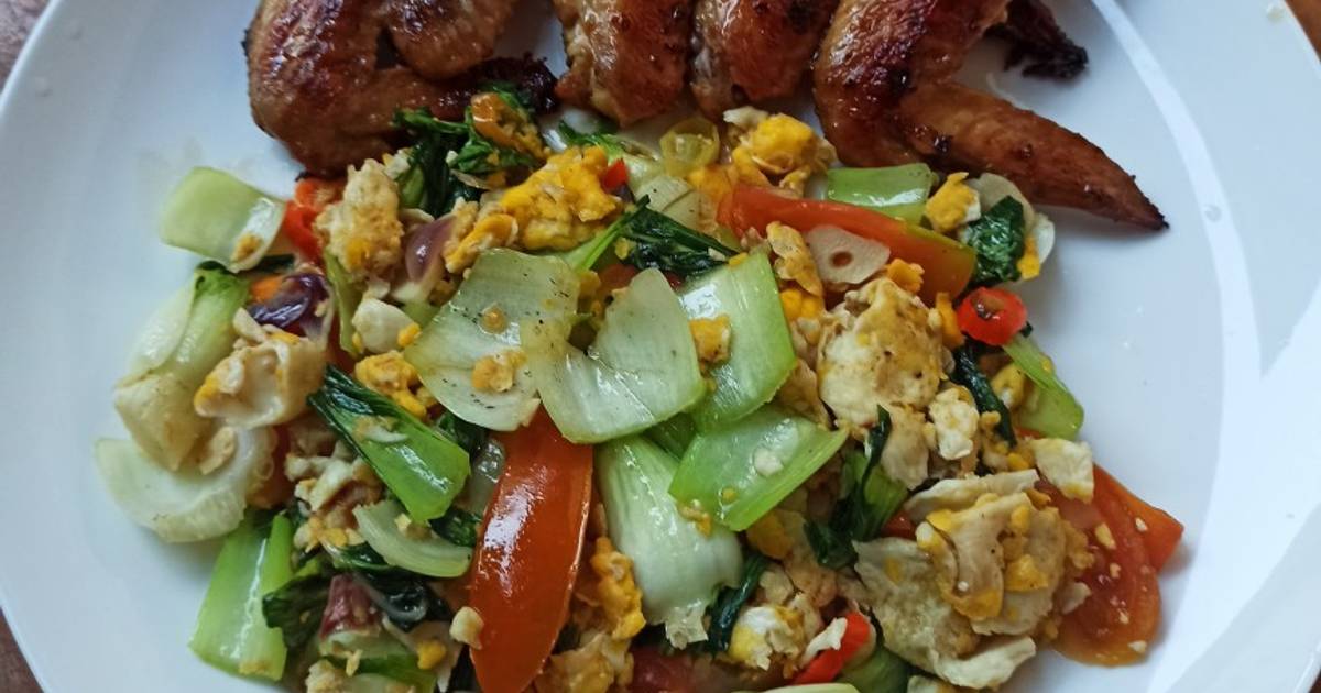 Chicken with scrambled eggs recipes easy & tasty ideas for home