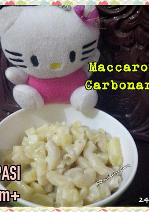 Foto resep MPASI 12m+ Maccaroni Carbonarra