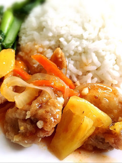 Foto resep Ayam Goreng Tepung Saus Asam Manis simple