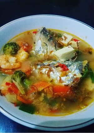 Foto resep MPASI tomyam ikan udang