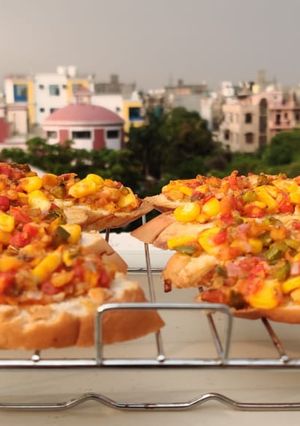 A picture of Italian Bruschetta.