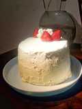 Strawberry Cake with Homemade Mascarpone Butter Cream (No Pengembang SP)