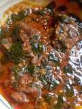 Miyar zogale(moringa soup)