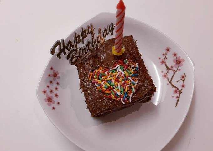 Cake ultah seadanya (#433) - cookandrecipe.com
