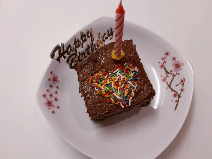 Cara Sederhana Membikin Resep  Cake ultah seadanya (#433) yang Lezat Sekali, Bisa Manjain Lidah