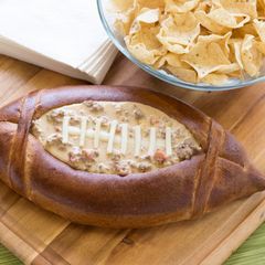 A picture of Football Dip Bowl.