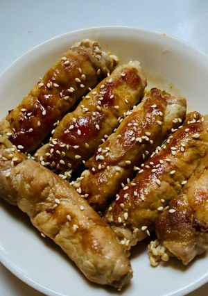 味噌金針菇肉捲 的食譜成品照片