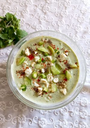 A picture of Pudina Raita (Falahari).