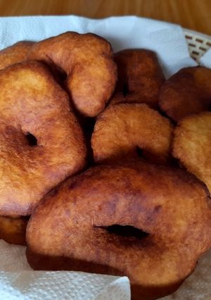 Una foto de Tortas fritas esponjosas con huevos