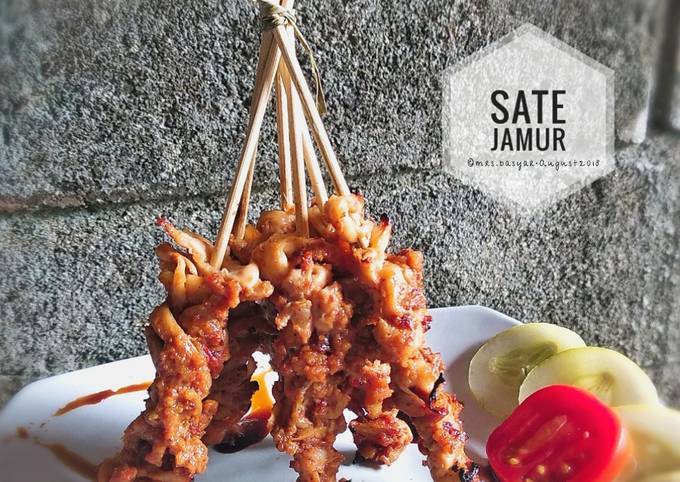 Standar Bagaimana cara buat Sate jamur #rabuBARU yang lezat