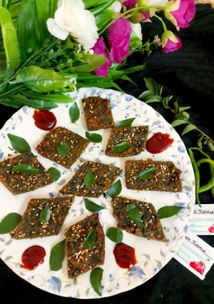 A picture of Coriander fritters.