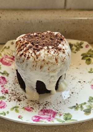 Una foto de Bizcocho de chocolate sin harina ni azúcar