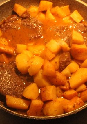 Una foto de Bifes a la criolla de Mejico