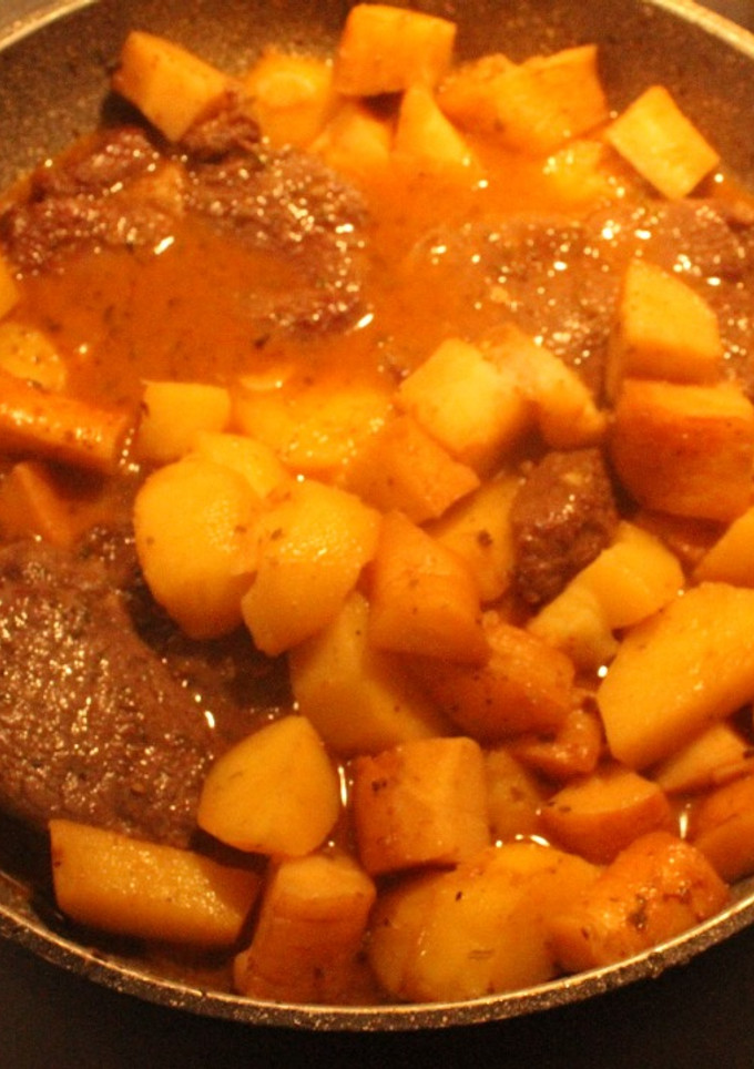 Una foto de Bifes a la criolla de Mejico