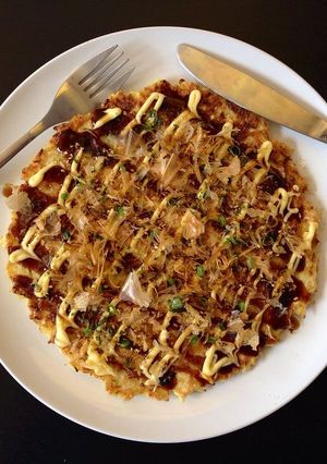 Una foto de Okonomiyaki