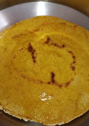 A picture of Jowar masala roti.
