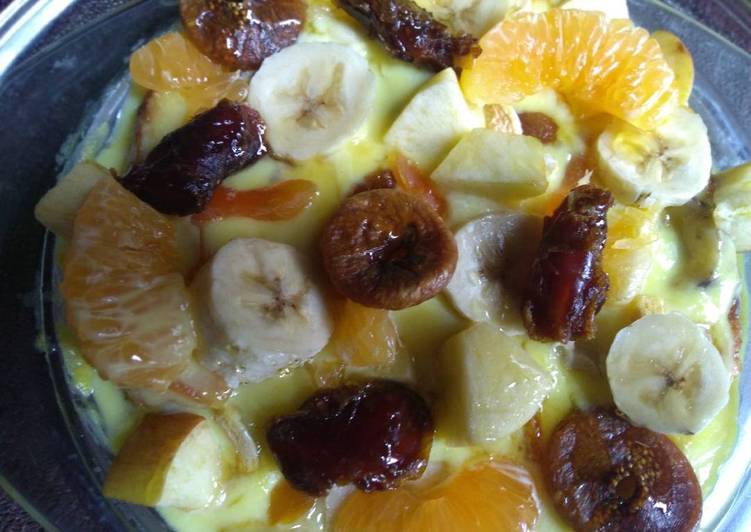 Easiest Way to Make Quick Mix fruit pudding