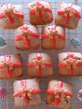 Financiers cannelle facon cadeaux de Noël