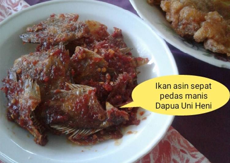 Resep Ikan asin sepat pedas manis 🐟 oleh Dapua Uni Heni ...