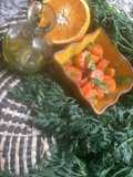 🥕👒Salade de carottes 🥕 cumin 🍃🥄orange 🍊