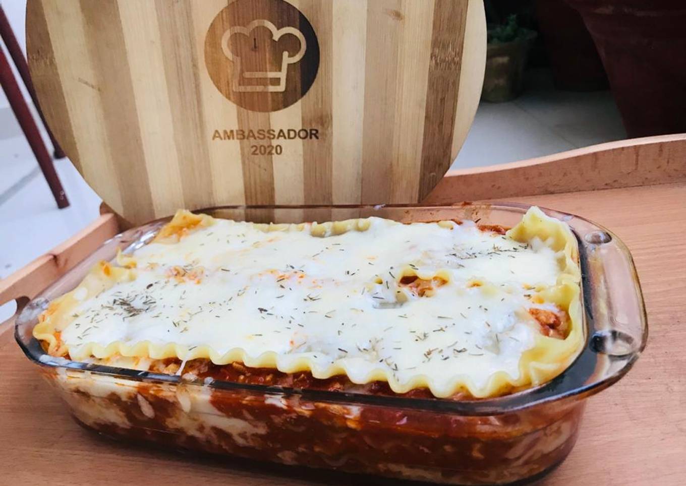 No white-sauce Lasagna