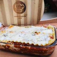 A picture of No white-sauce Lasagna.