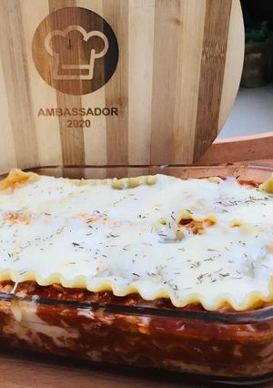 A picture of No white-sauce Lasagna.