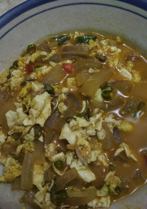 Foto resep Seblak Kari Telur Kikil DEBM seuhah endeus