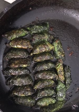 Hình của món Chả lá lốt rán.