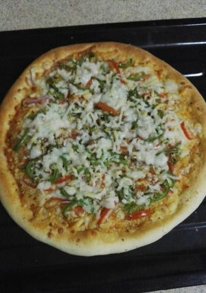 Foto resep Pizza simpel (oven/teflon)