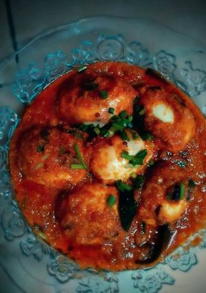 Foto resep Telur bumbu merah