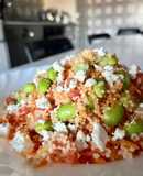 Cous cous edamame e feta
