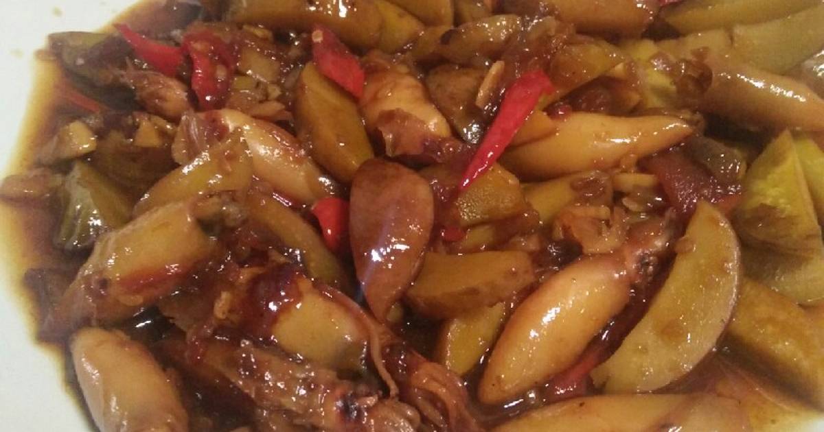 Resep Jengkol Cumi Asin Kecap Pedas Oleh Diyan Ayunita Cookpad