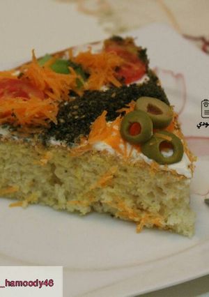 صورة لوصفة كيكة الزبادي المالحة