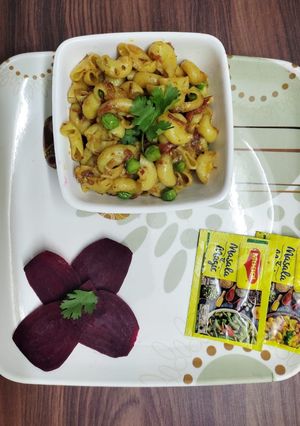 मसाला पास्ता (masala pasta recipe in Hindi) रेसिपी मुख्य फोटो