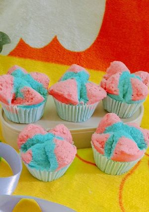 Foto resep Bolu Kukus Dua Warna #No Soda