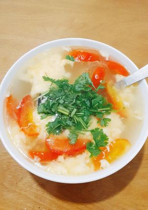 Hình của món Canh Mây.