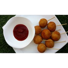 A picture of Potato Lollipops.