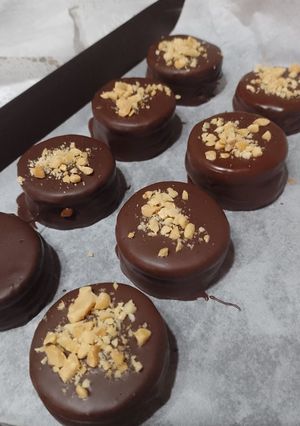 Una foto de Alfajor mar platence