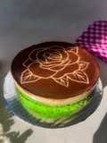 Pandan malaka cheesecake tanpa terigu