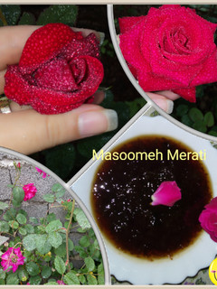 عکسی از دستور مربای گل محمدی