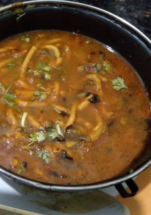 A picture of काठियावाड़ी सेव टमाटर की सब्जी (sev tamater ki sabji recipe in h.