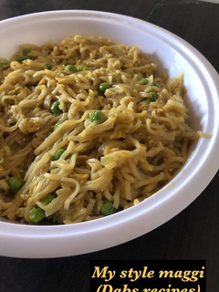 A picture of My style maggi.