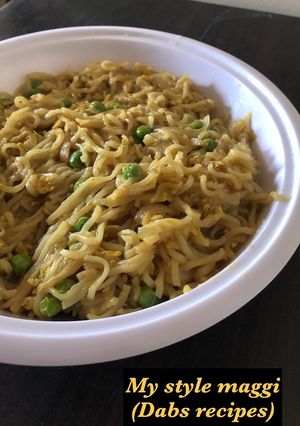 A picture of My style maggi.
